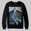 Jordan 12 “Blueberry” DopeSkill Sweatshirt Thunder Dunk Graphic Streetwear - Black