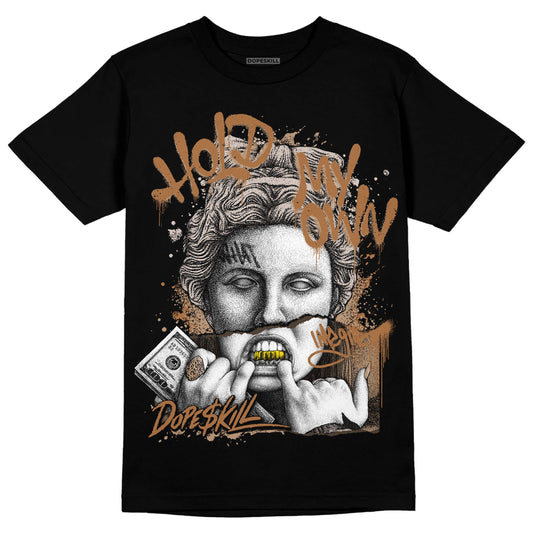 Jordan 3 Retro Palomino DopeSkill T-shirt Hold My Own Graphic Streetwear - Black