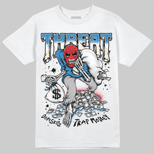 Jordan 3 Retro OG Rare Air DopeSkill T-Shirt Threat Graphic Streetwear - White