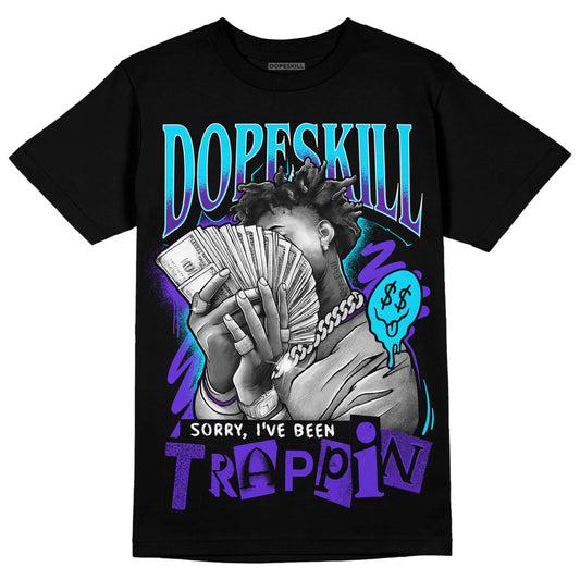 Jordan 6 "Aqua" DopeSkill T-Shirt Show Me The Money Graphic Streetwear - Black 