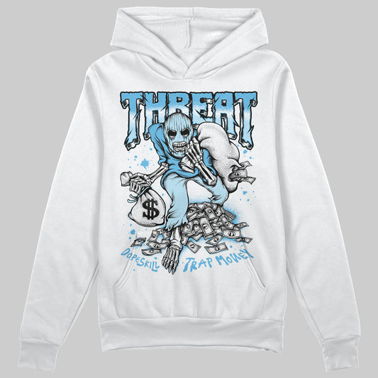 Jordan 11 Retro Legend Blue DopeSkill Hoodie Sweatshirt Threat Graphic Streetwear - White