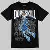 Jordan 12 “Blueberry” DopeSkill T-Shirt Thunder Dunk Graphic Streetwear - Black