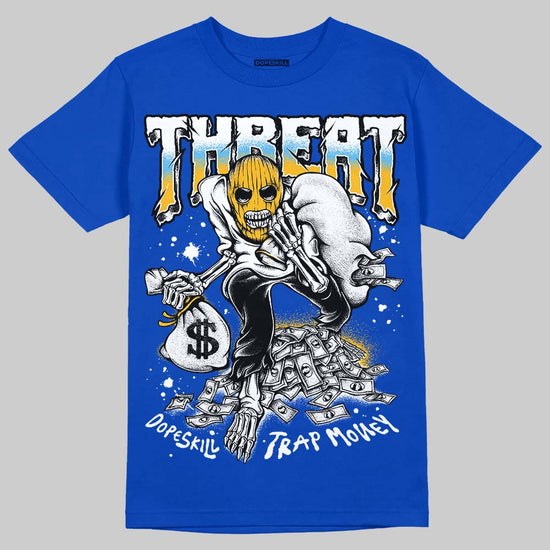 Jordan 12 “Blueberry” DopeSkill Royal T-shirt Threat Graphic Streetwear