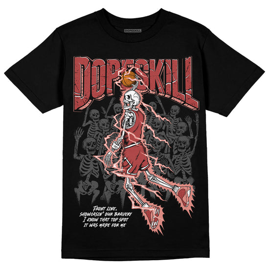 Jordan 13 “Dune Red” DopeSkill T-Shirt Thunder Dunk Graphic Streetwear - Black