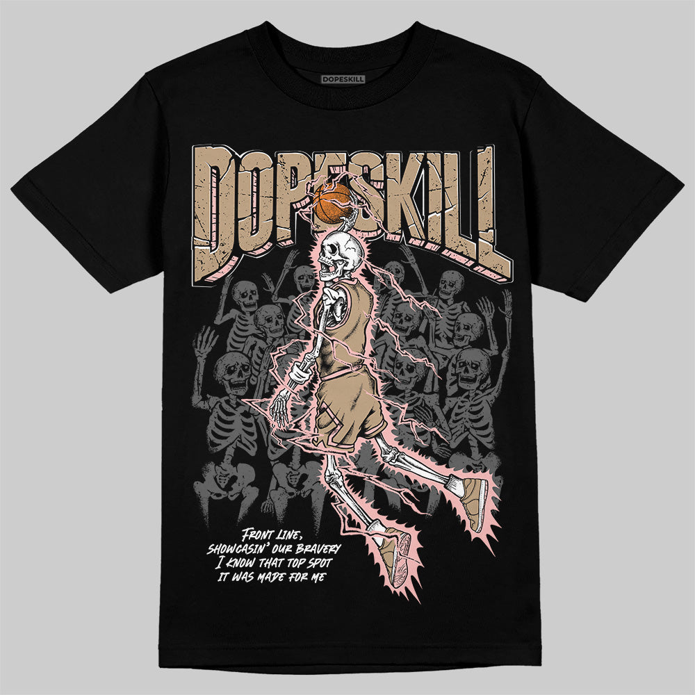 Nike Air Force 1 Low Canvas “Linen” DopeSkill T-Shirt Thunder Dunk Graphic Streetwear - Black