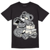 Jordan 1 Retro Low OG Black Cement DopeSkill T-Shirt Bear Steals Sneaker Graphic Streetwear - Black