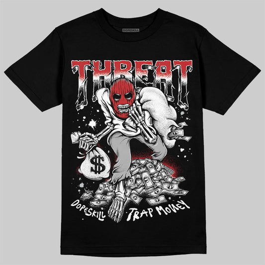 Jordan 11 “Bred Velvet” DopeSkill T-Shirt Threat Graphic Streetwear - Black