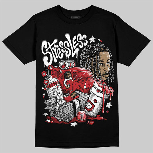 Jordan 1 Retro High OG Black Toe Reimagined DopeSkill T-Shirt Stressless Graphic Streetwear - Black