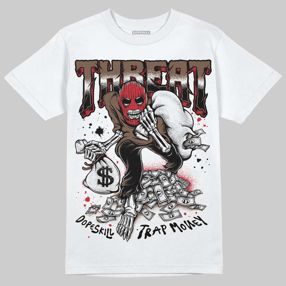 Jordan 9 'Olive' DopeSkill T-Shirt Threat Graphic Streetwear - WHite