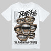 Jordan 4 “Fear” DopeSkill T-Shirt The Mouth With No Droughts Graphic Streetwear - White