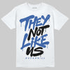 Jordan 1 Low Travis Scott x Fragment DopeSkill T-Shirt They Not Like Us Graphic Streetwear - White