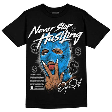 Jordan 6 “Reverse Oreo” DopeSkill T-Shirt Never Stop Hustling Graphic Streetwear - Black