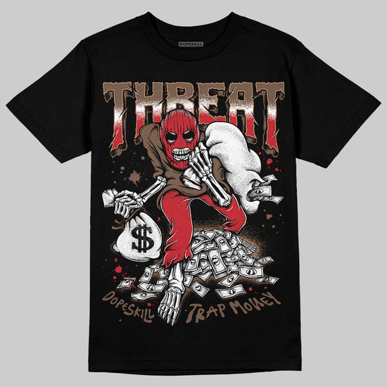 Jordan 9 'Olive' DopeSkill T-Shirt Threat Graphic Streetwear - Black