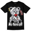 Grey Sneakers DopeSkill T-Shirt Hurt Bear Graphic Streetwear - Black