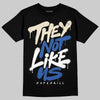 Jordan 1 Low Travis Scott x Fragment DopeSkill T-Shirt They Not Like Us Graphic Streetwear - Black