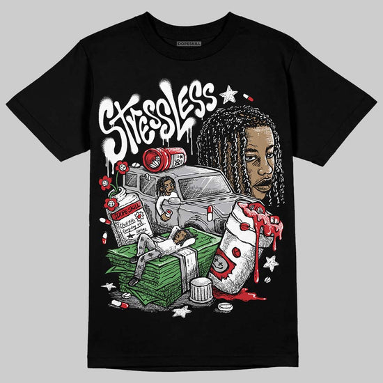 Jordan 4 OG “White Cement” DopeSkill T-Shirt Stressless Graphic Streetwear - Black