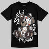 SoleFly x Air Jordan 12 Retro SP 'Cafecito/Baroque Brown' DopeSkill T-Shirt Smile Through The Pain Graphic Streetwear - black