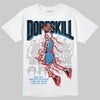 Jordan 3 Retro OG Rare Air DopeSkill T-Shirt Thunder Dunk Graphic Streetwear - White