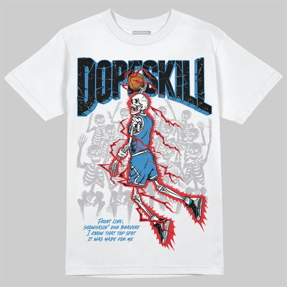 Jordan 3 Retro OG Rare Air DopeSkill T-Shirt Thunder Dunk Graphic Streetwear - White