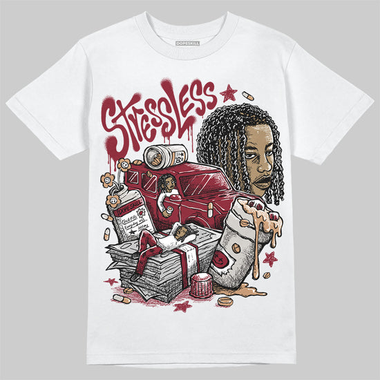 Adidas SAMBA OG ‘Collegiate Burgundy’ DopeSkill T-Shirt Stressless Graphic Streetwear - White