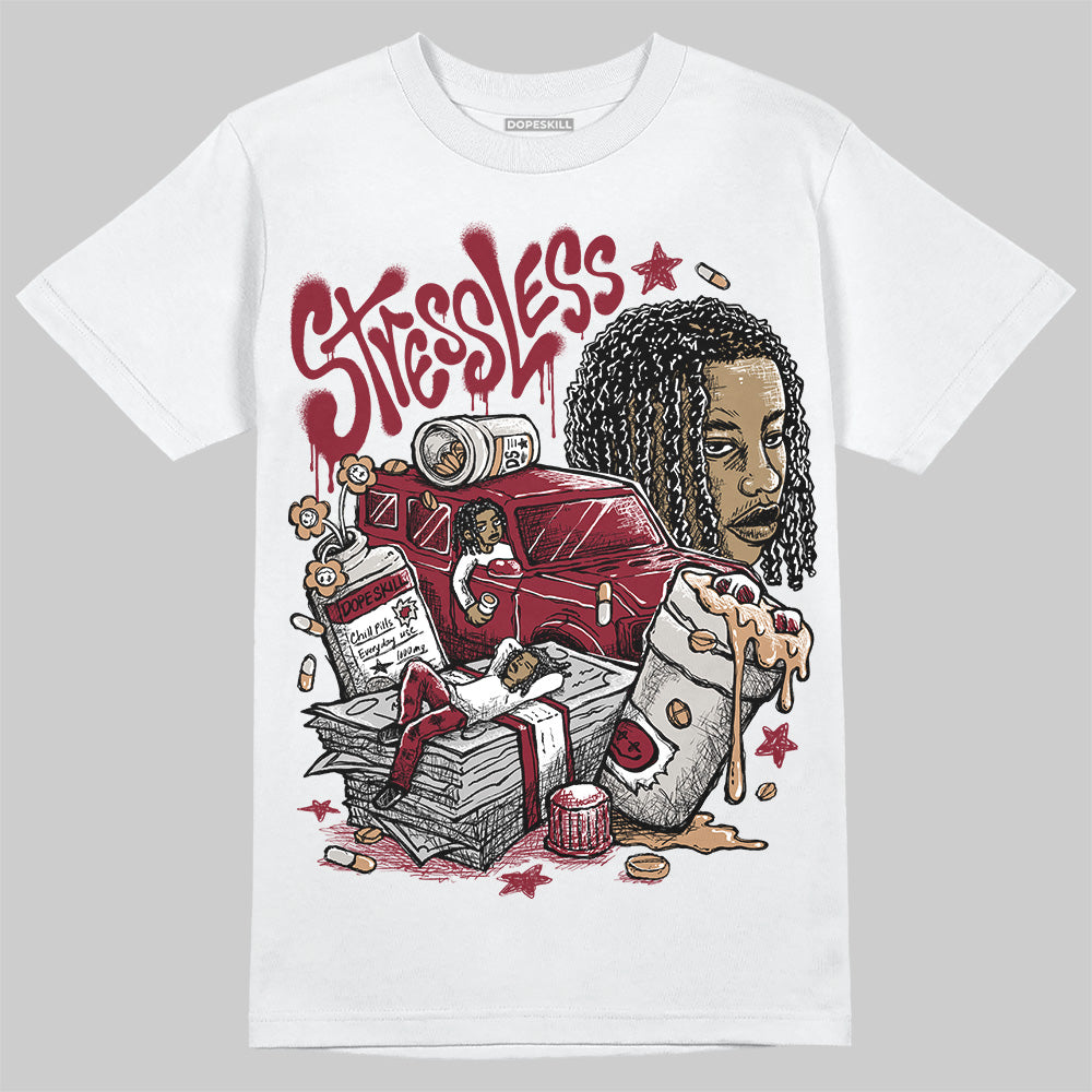 Adidas SAMBA OG ‘Collegiate Burgundy’ DopeSkill T-Shirt Stressless Graphic Streetwear - White