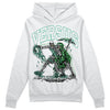 Jordan 1 High OG Green Glow DopeSkill Hoodie Sweatshirt VERSUS Graphic Streetwear - White