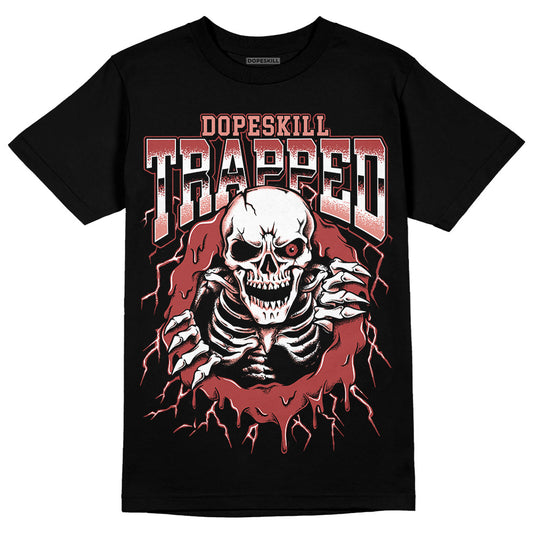 Jordan 13 “Dune Red” DopeSkill T-Shirt Trapped Halloween Graphic Streetwear - Black