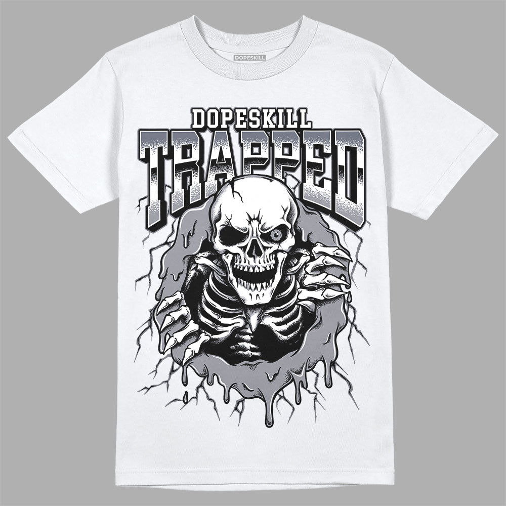 Jordan 14 Retro 'Stealth' DopeSkill T-Shirt Trapped Halloween Graphic Streetwear - White