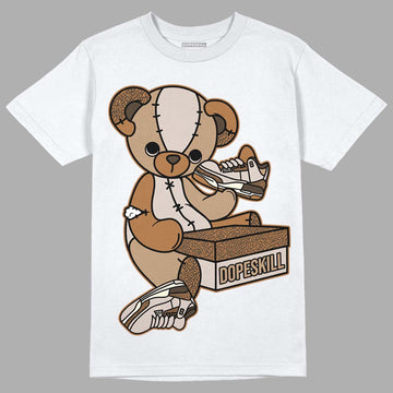 Jordan 3 Retro Palomino DopeSkill T-Shirt Sneakerhead BEAR Graphic Streetwear - White