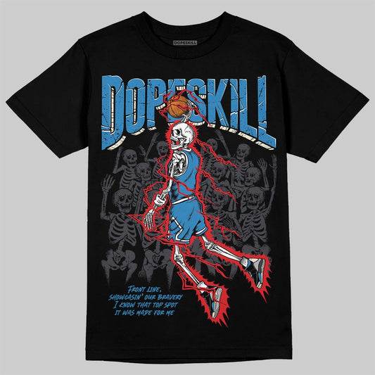 Jordan 3 Retro OG Rare Air DopeSkill T-Shirt Thunder Dunk Graphic Streetwear - Black