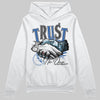 Jordan 12 “Blueberry” DopeSkill Hoodie Sweatshirt Trust No One Graphic Streetwear - White