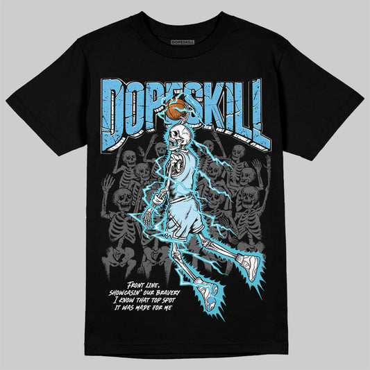 Jordan 11 Retro Legend Blue DopeSkill T-Shirt Thunder Dunk Graphic Streetwear - Black