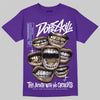 Grape 5s DopeSkill T-Shirt The Mouth With No Droughts Graphic