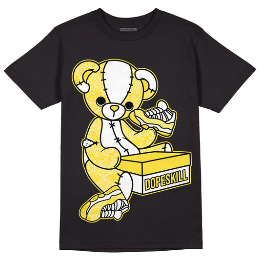 Jordan 11 Low 'Yellow Snakeskin' DopeSkill T-Shirt Sneakerhead BEAR Graphic Streetwear - Black