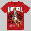 Nigel Sylvester x Air Jordan 4 ‘Brick by Brick’ DopeSkill T-Shirt Thunder Dunk Graphic Streetwear - Red