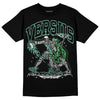 Jordan 1 High OG Green Glow DopeSkill T-Shirt VERSUS Graphic Streetwear - Black