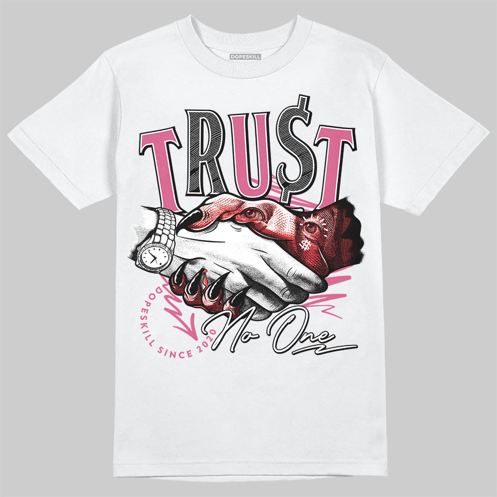 Diesel Pink S - Serendipity Pro-X1 Trainers DopeSkill T-Shirt Trust No One Graphic Streetwear - White