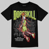 Jordan 13 Retro Bright Cactus DopeSkill T-Shirt Thunder Dunk Graphic Streetwear - Black