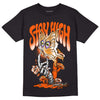 Jordan 12 Retro Brilliant Orange DopeSkill T-Shirt Stay High Graphic Streetwear - Black