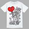 Grey Sneakers DopeSkill T-Shirt Love Sick Graphic Streetwear - White