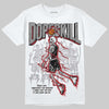 Jordan 14 Retro ‘Black Toe’ DopeSkill T-Shirt Thunder Dunk Graphic Streetwear - White