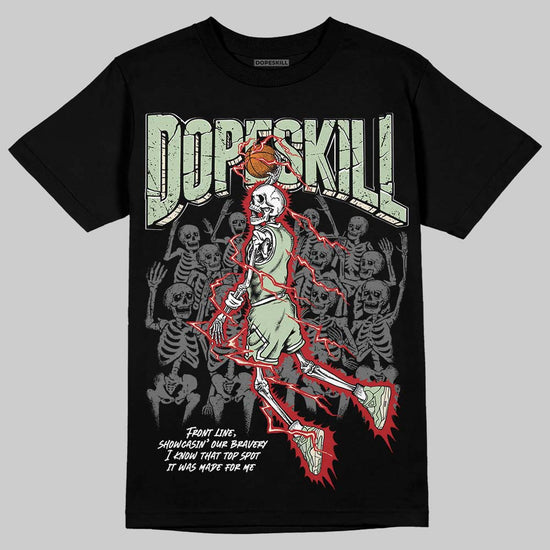 Jordan 4 WMNS “Seafoam” (2025) DopeSkill T-Shirt Thunder Dunk Graphic Streetwear - Black