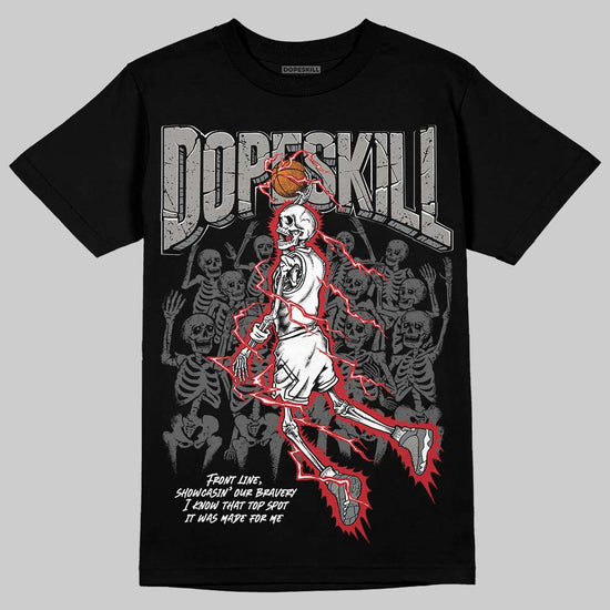 Jordan 9 Cool Grey DopeSkill T-Shirt Thunder Dunk Graphic Streetwear - Black