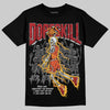Nigel Sylvester x Air Jordan 4 ‘Brick by Brick’ DopeSkill T-Shirt Thunder Dunk Graphic Streetwear - Black