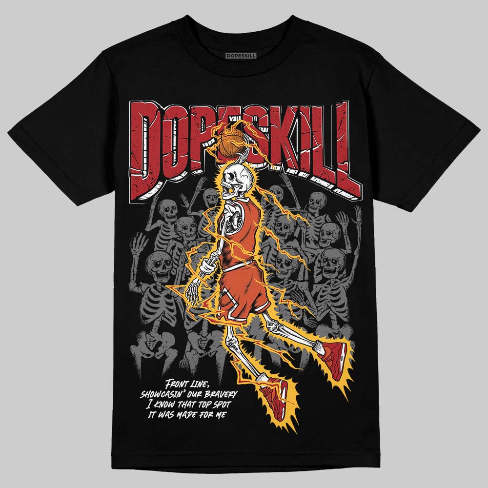 Nigel Sylvester x Air Jordan 4 ‘Brick by Brick’ DopeSkill T-Shirt Thunder Dunk Graphic Streetwear - Black