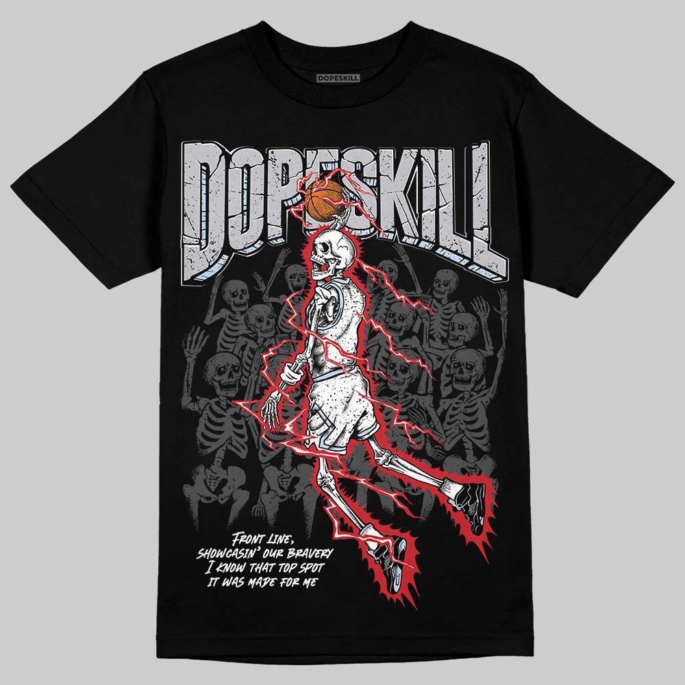 Jordan 5 Retro OG Black Metallic Reimagined DopeSkill T-Shirt Thunder Dunk Graphic Streetwear - Black