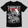 Jordan 4 “Fear” DopeSkill T-Shirt Threat Graphic Streetwear - Black