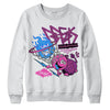 Jordan 4 GS “Hyper Violet” DopeSkill Sweatshirt Break Through Graphic Streetwear - White