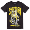 Jordan 11 Low 'Yellow Snakeskin' DopeSkill T-Shirt Stay High Graphic Streetwear - Black