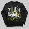 Jordan 13 Retro Bright Cactus DopeSkill Long Sleeve T-Shirt Trust No One Graphic Streetwear - Black